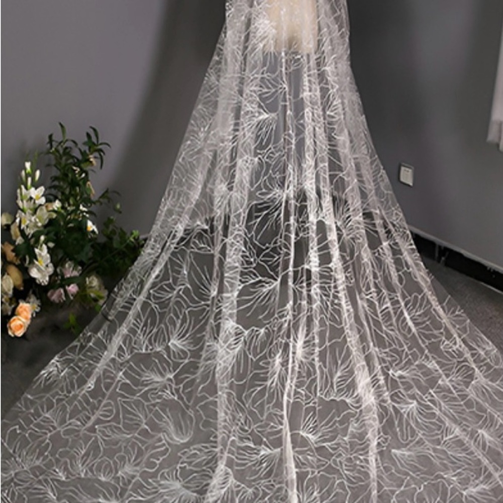 Cathedral lace veil